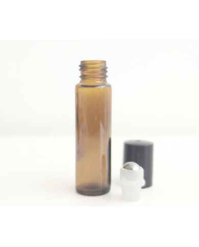 Frasco roll-on em Vidro Âmbar 10ml Frasco roll-on em Vidro Âmbar 10ml