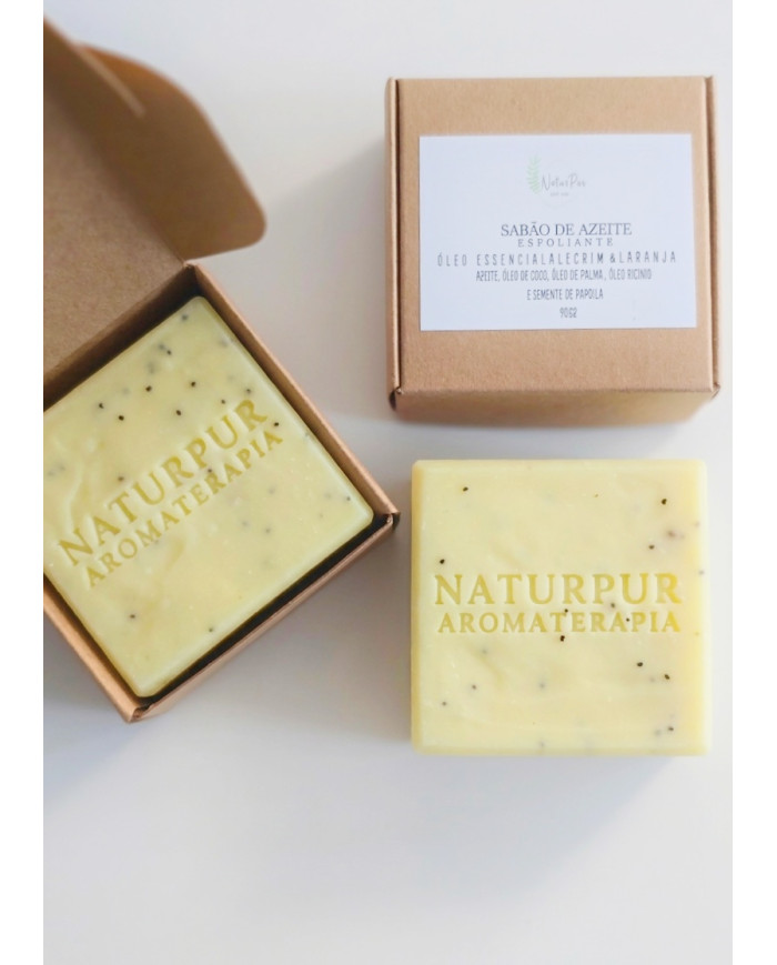 Sabão Esfoliante (Alecrim & Laranja)